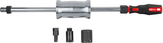 KS TOOLS Jeu d'extracteurs d'injecteur M27+M17+10 mm avec poids d'impact de 1,5 kg, 4 pièces (152.1275)