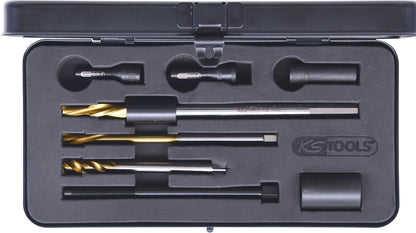 KS TOOLS Universal Glühkerzen-Ausbohrsatz M10 x 1,25 ( 152.1610 ) - Toolbrothers