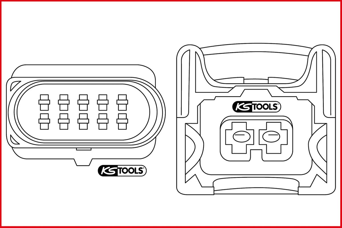 KS TOOLS Kabel-Entriegelungswerkzeug für Flachstecker und Flachsteckhülse 2,8-6,3mm ( 154.0011 ) - Toolbrothers