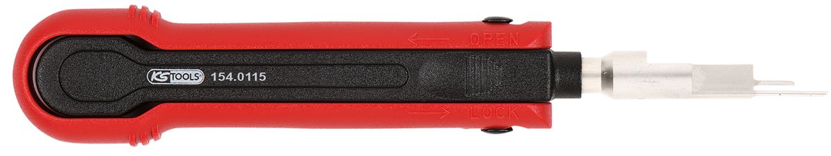 KS TOOLS Entriegelungswerkzeug für Flachstecker 1,2 mm (KOSTAL MLK), 2B ( 154.0115 ) - Toolbrothers