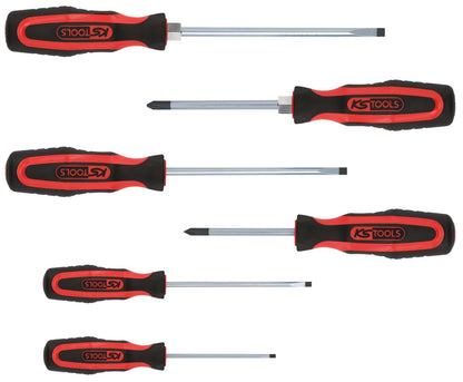 KS TOOLS ERGOTORQUEplus Schraubendreher-Satz, 6-tlg Schlitz, PH ( 159.0010 ) - Toolbrothers