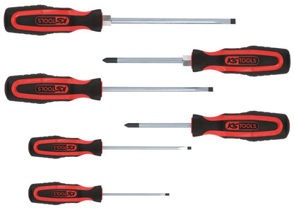 KS TOOLS ERGOTORQUEplus Schraubendreher-Satz, 6-tlg Schlitz, PZ ( 159.0020 ) - Toolbrothers