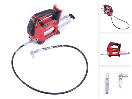 Milwaukee M18 GG-0 Akku Fettpresse 18 V 620 bar Solo - ohne Akku, ohne Ladegerät - Toolbrothers