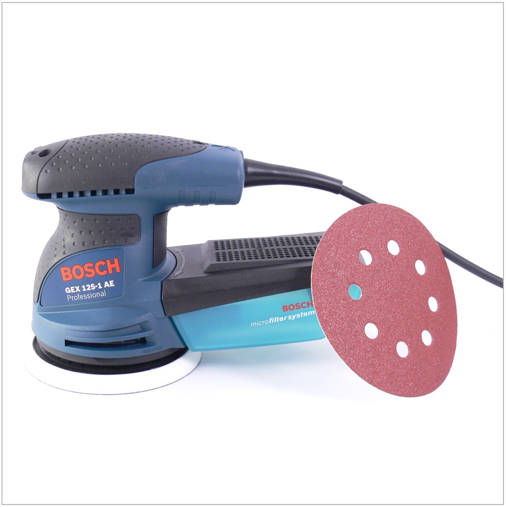 Bosch GEX 125-1 AE Exzenterschleifer 250 Watt 125 mm ( 0601387500 ) - Toolbrothers