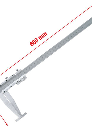 KS TOOLS LKW Bremstrommeln Messschieber 0-500mm, 660mm ( 300.0530 ) - Toolbrothers