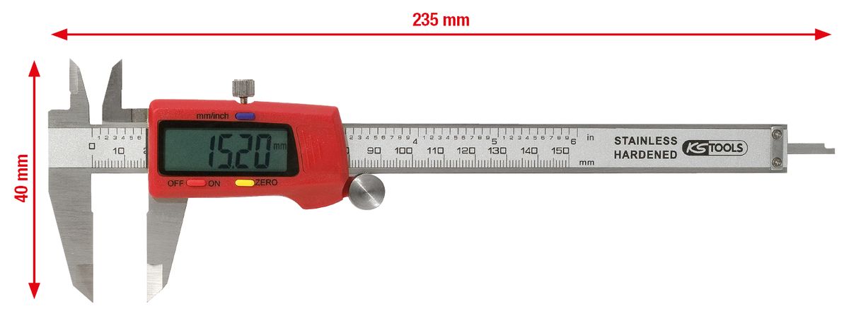 KS TOOLS Digital-Messschieber 0-150 mm ( 300.0532 ) - Toolbrothers