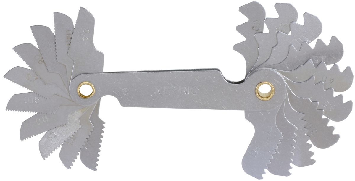 KS TOOLS Gewindelehre, Zollmaße, 22-tlg ( 301.0090 ) - Toolbrothers