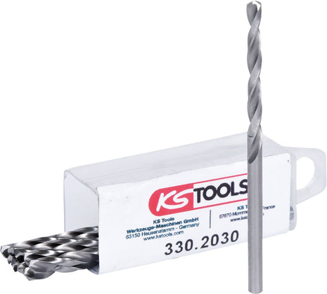 KS TOOLS HSS-G Spiralbohrer, 3mm, 10er Pack ( 330.2030 ) - Toolbrothers