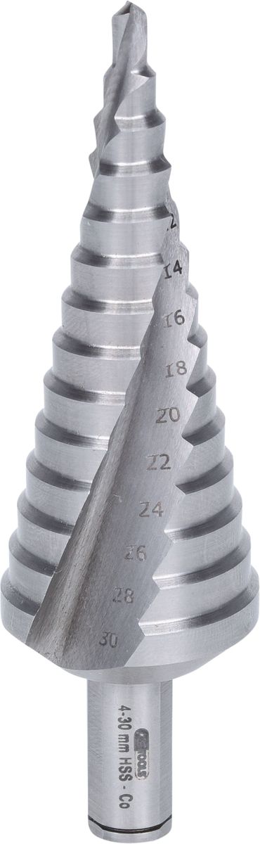 KS TOOLS HSS Co 5 Stufenbohrer,Ø 4-30mm, 14 Stufen ( 330.2324 ) - Toolbrothers