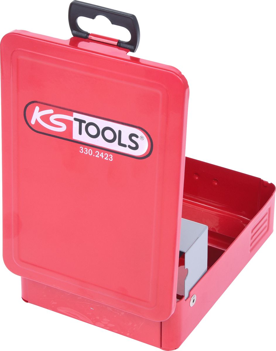 KS TOOLS HSS TiN Stufenbohrer-Satz, Stahlblechkassette 3-tlg ( 330.2423 ) - Toolbrothers