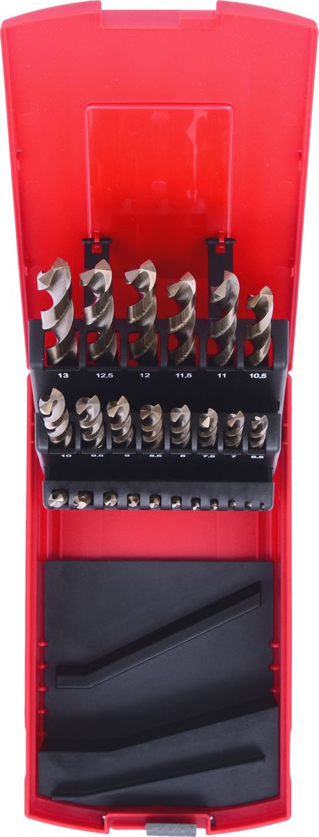 KS TOOLS HSS-G Co 5 Spiralbohrer-Satz, Kunststoffkassette, 25-tlg, 1-13mm ( 330.3623 ) - Toolbrothers