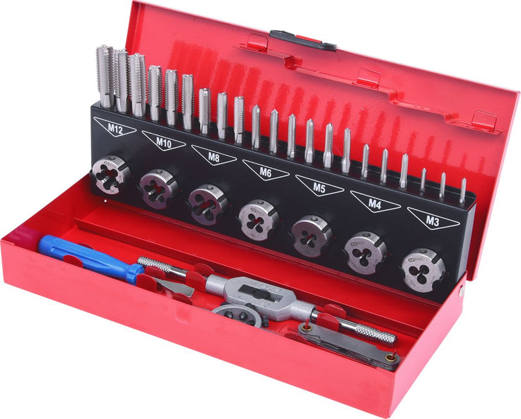 KS TOOLS HSS Co Gewindeschneidwerkzeug-Satz, 32-tlg ( 331.0732 ) - Toolbrothers