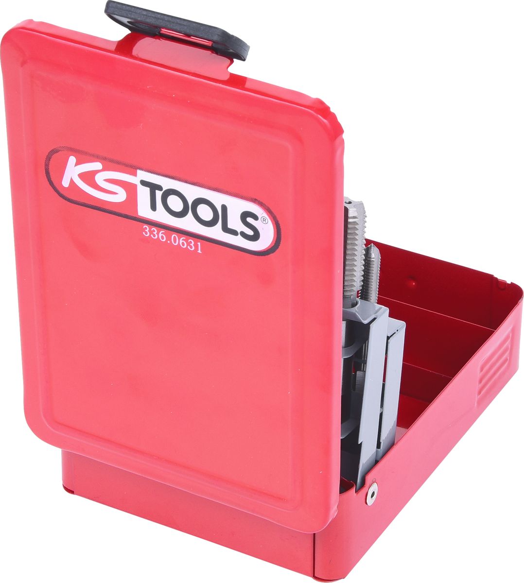 KS TOOLS HSS CO Handgewindebohrer-Satz M, Stahlblechkassette 21-tlgM3-M12 ( 336.0631 ) - Toolbrothers