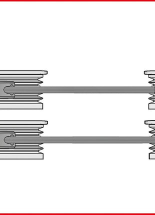 KS TOOLS Riemenscheiben-Ausrichtwerkzeug-Satz, 3-tlg ( 400.0060 ) - Toolbrothers