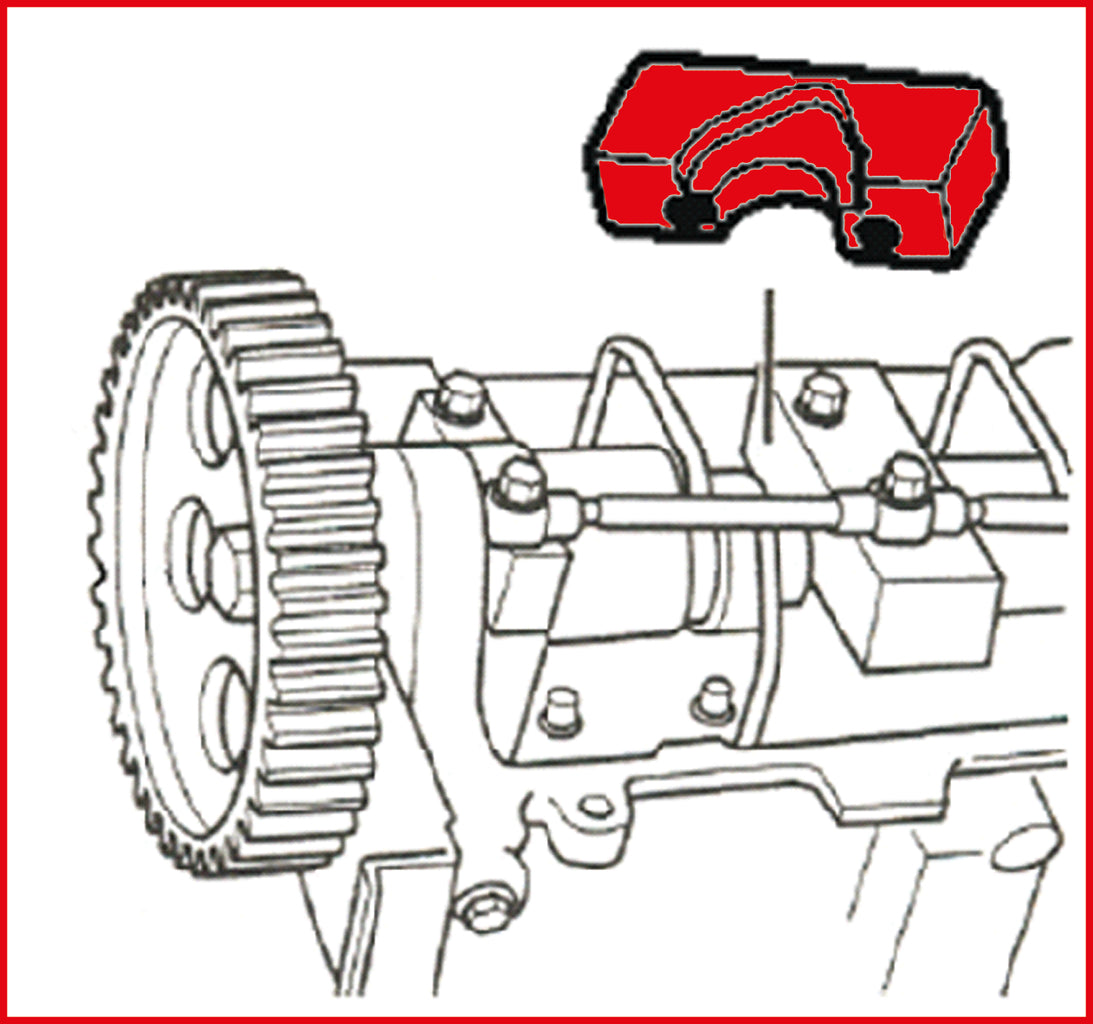 KS TOOLS Motoreinstell-Werkzeug-Satz für Fiat, 4-tlg Brava, Bravo ( 400.0525 ) - Toolbrothers