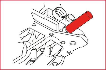 KS TOOLS Motoreinstell-Werkzeug-Satz für Nissan / Opel / Renault, 15-tlg ( 400.0750 )