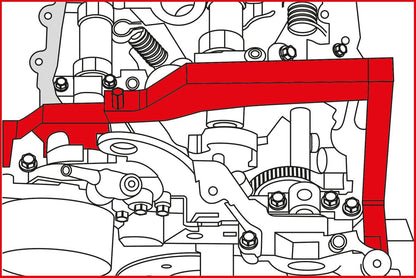 KS TOOLS Motoreinstell-Werkzeug-Satz für BMW / Mini / PSA, 7-tlg 1,4+1,6 Motoren ( 400.0850 ) - Toolbrothers