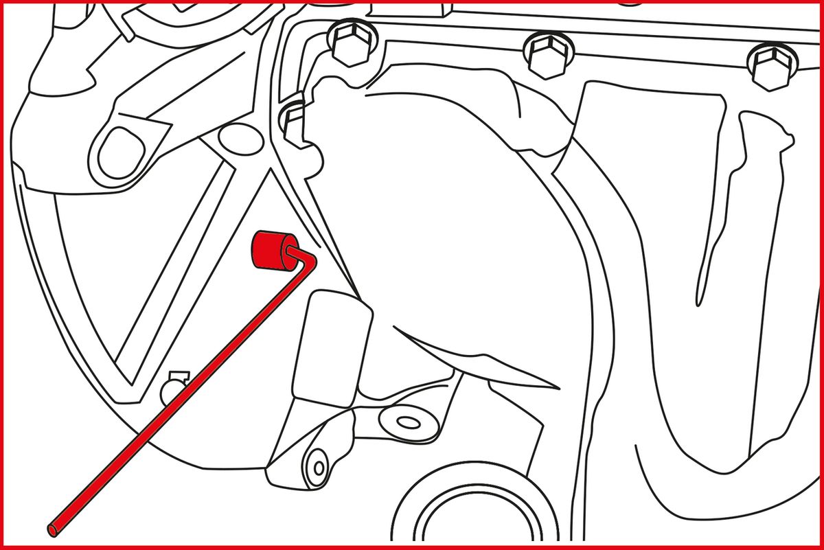 Jeu d'outils de calage moteur KS TOOLS pour BMW / Mini / PSA, 7 pièces moteurs 1.4 ( 400.0875 )