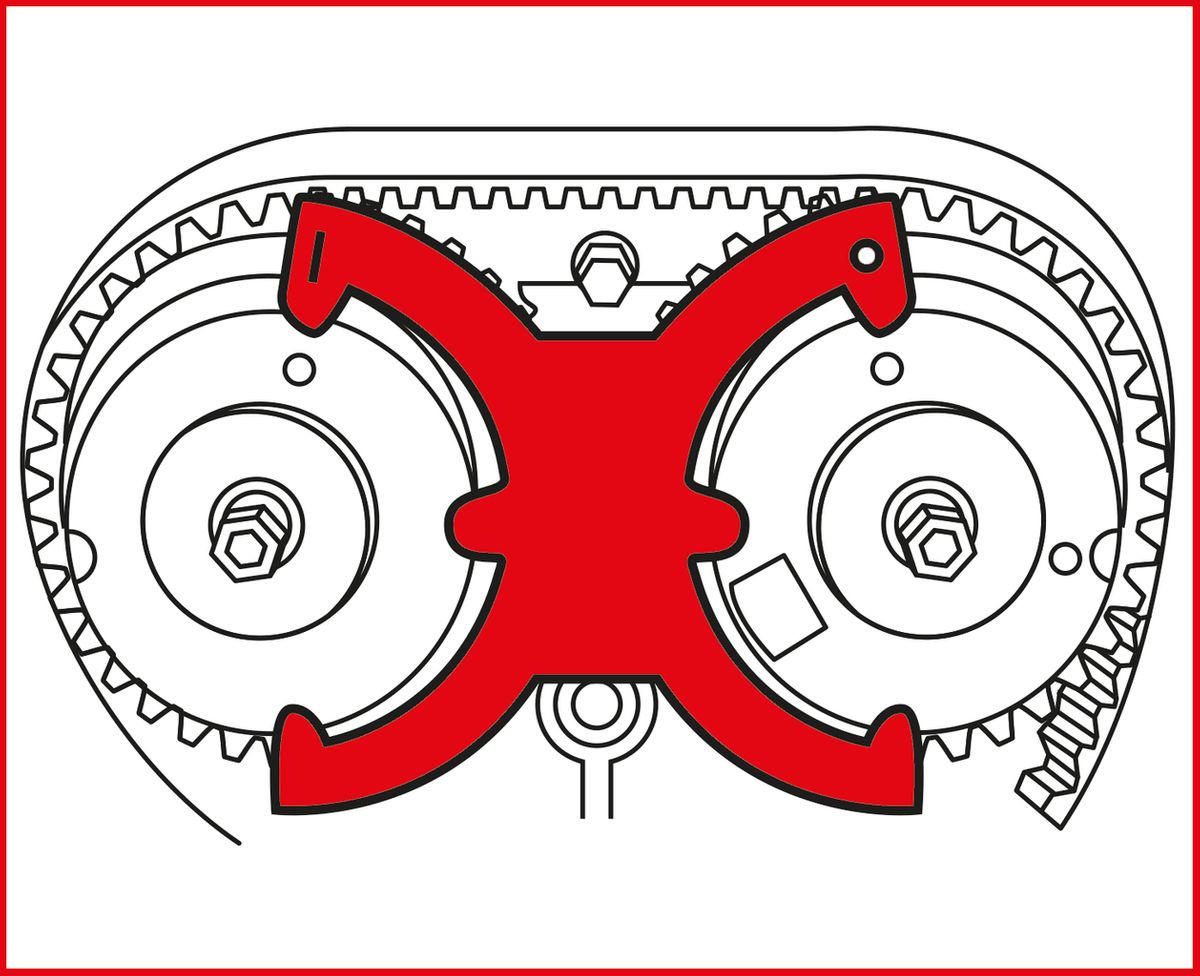 KS TOOLS Motoreinstell-Werkzeug-Satz für Ford, 5-tlg C-Max ( 400.0900 ) - Toolbrothers