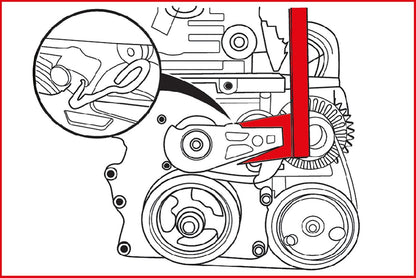 KS TOOLS Motoreinstell-Werkzeug-Satz für BMW / Mini, 4-tlg ( 400.0925 ) - Toolbrothers