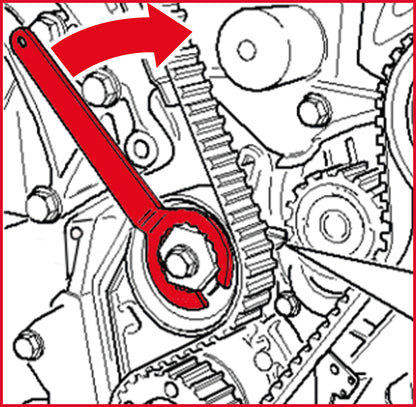 KS TOOLS Motoreinstell-Werkzeug-Satz für VAG, 5-tlg VW Crafter ( 400.0975 )