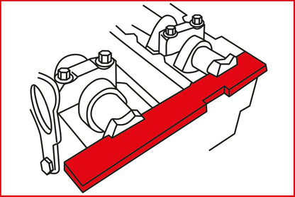 KS TOOLS Motoreinstell-Werkzeug-Satz für Ford / Volvo, 4-tlg ( 400.1525 )