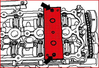 KS TOOLS Motoreinstell-Werkzeug-Satz für VAG, 6-tlg Audi 2,0 Motoren ( 400.2175 ) - Toolbrothers