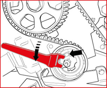 KS TOOLS Motoreinstell-Werkzeug-Satz für VAG, 21-tlg ( 400.2225 )