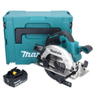 Makita DHS 661 T1J Akku Handkreissäge 18 V 165 mm Brushless + 1x Akku 5,0 Ah + Makpac - ohne Ladegerät - Toolbrothers