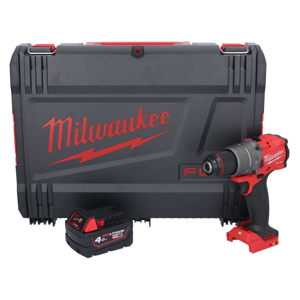 Perceuse à percussion sans fil Milwaukee M18 FPD3-401X 18 V 158 Nm sans balai + 1x batterie 4,0 Ah + boîtier HD - sans chargeur