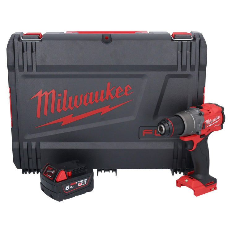 Perceuse à percussion sans fil Milwaukee M18 FPD3-601X 18 V 158 Nm sans balai + 1x batterie 6,0 Ah + boîtier HD - sans chargeur