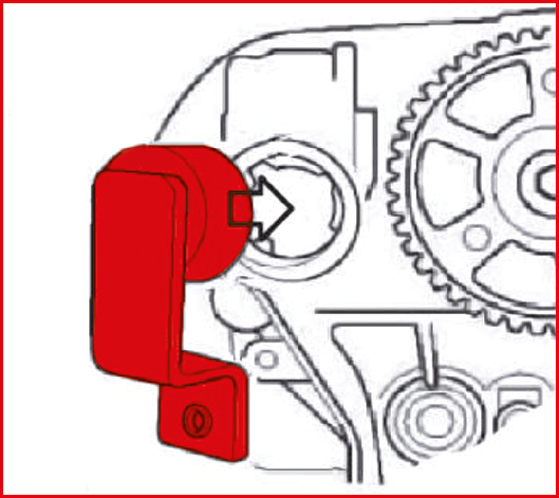 Jeu d'outils de calage moteur KS TOOLS pour Chrysler, 2 pièces ( 400.4025 )