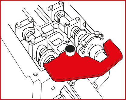 KS TOOLS Motoreinstell-Werkzeug-Satz für Ford, 5-tlg ( 400.4150 ) - Toolbrothers