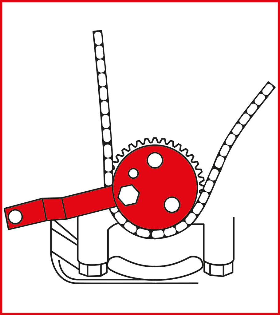 Jeu d'outils de calage moteur KS TOOLS pour Ford, 4 pièces (400.4275)