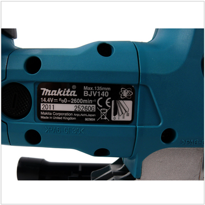 Makita BJV 140 Z 14,4 V Li-Ion Akku Stichsäge  Solo mit 6 tlg. Sägeblatt - Set - Toolbrothers