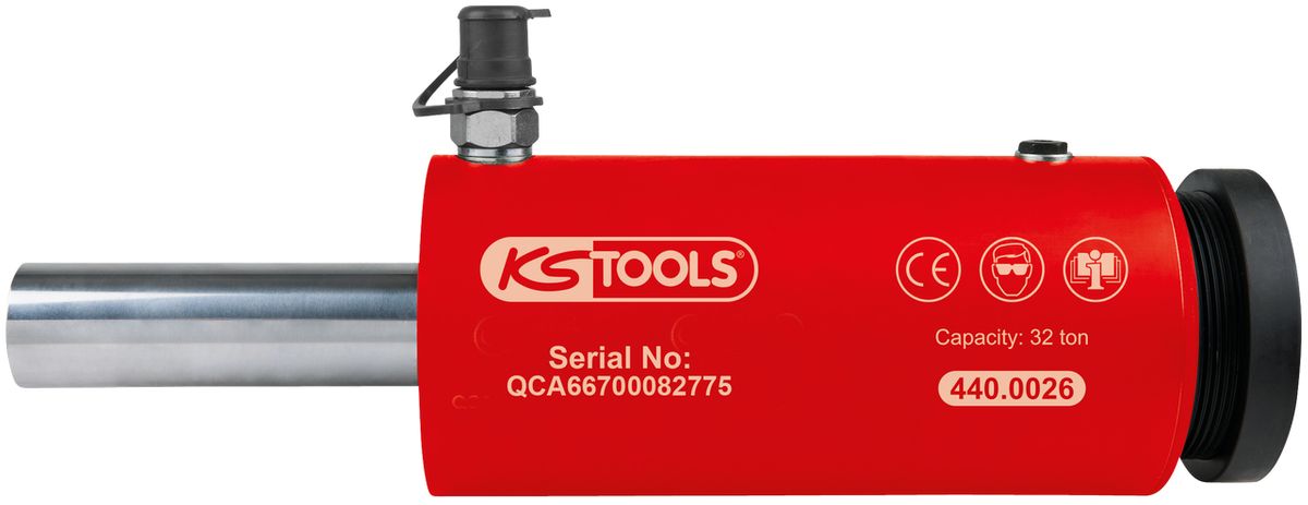 KS TOOLS Hydraulikzylinder, 32t ( 440.0026 ) - Toolbrothers