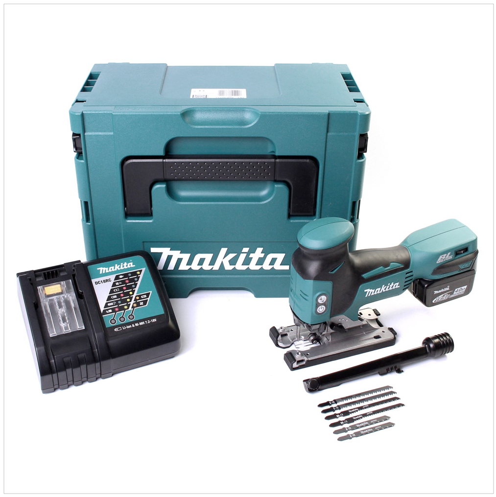 Makita DJV 141 RM1J Akku Pendelhubstichsäge 14,4V Brushless + 1x Akku 4,0Ah + Ladegerät + Makpac - Toolbrothers