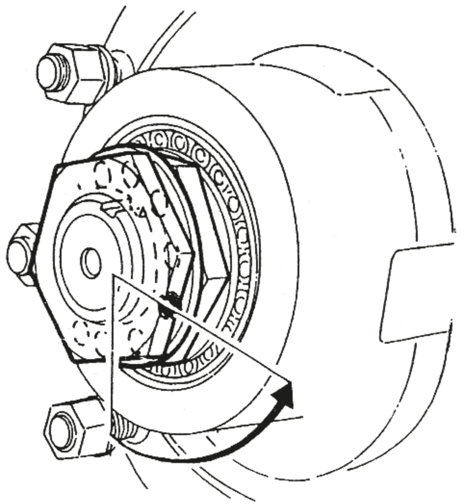 KS TOOLS Achsmuttern-Schlüssel für SAF 85mm, Ø 118mm ( 450.0201 ) - Toolbrothers