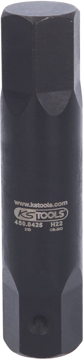 KS TOOLS Kraft-Biteinsatz für Innensechskant-Schrauben L=107mm, 22mm ( 450.0425 ) - Toolbrothers