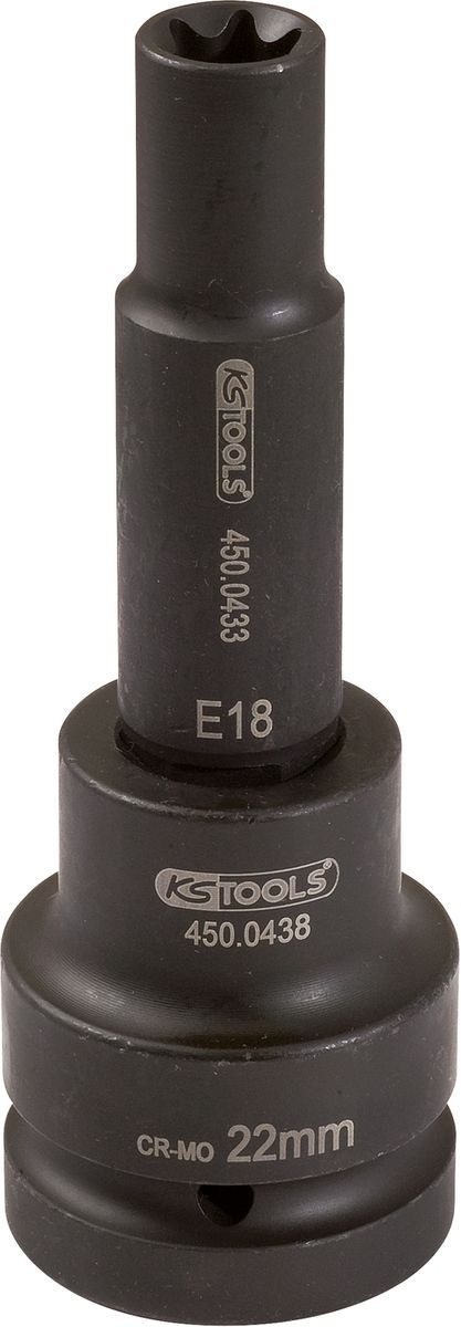 KS TOOLS 3/4" Torx-E-Kraft-Stecknuss, lang, E20 ( 450.0452 ) - Toolbrothers