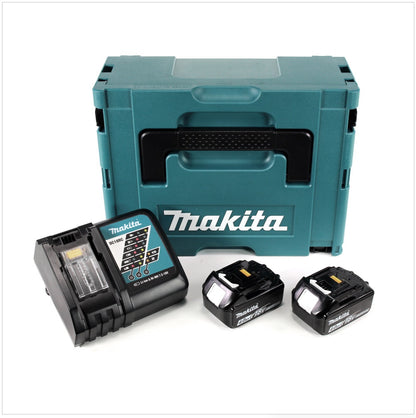 Makita Power Source Kit 18V mit 2x BL1840B Akku 4,0Ah + DC18RC Ladegerät + Makpac ( 197494-9 ) - Toolbrothers