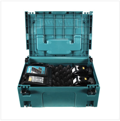 Makita Power Source Kit Li 18 V mit 2x BL1850B Akku 5,0Ah + DC18RC Ladegerät ( 197624-2 ) + Makpac - Toolbrothers