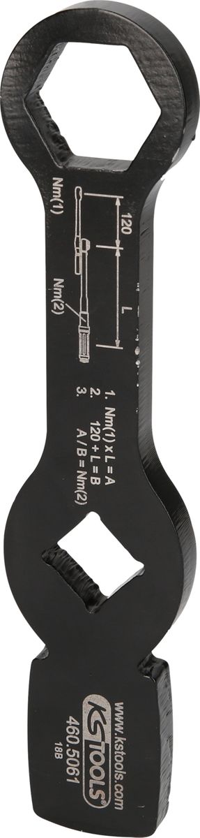 KS TOOLS 3/4" Schlag-Sechskant-Schlüssel mit 2 Schlagflächen, 30mm ( 460.5061 ) - Toolbrothers