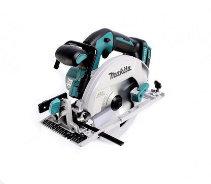 Makita DHS 680 RTJ Akku Handkreissäge 18 V 165 mm Brushless + 2x Akku 5,0 Ah + Ladegerät + Adapter + Makpac - Toolbrothers