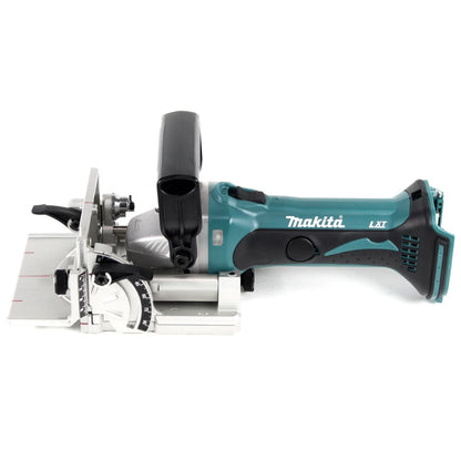 Makita DPJ 180 RMJ 18 V Li-Ion Akku Nutfräse im Makpac + 2 x 4,0 Ah Akkus + Ladegerät - Toolbrothers