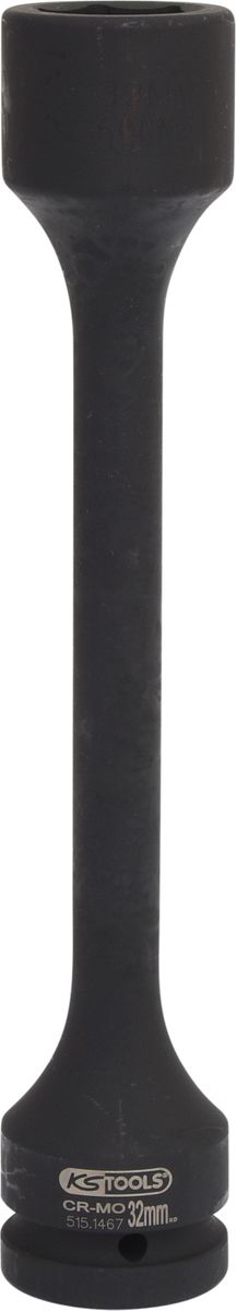 KS TOOLS 1" Sechskant-Torsions-Kraftstecknuss, XL, 32mm, 600Nm ( 515.1467 ) - Toolbrothers