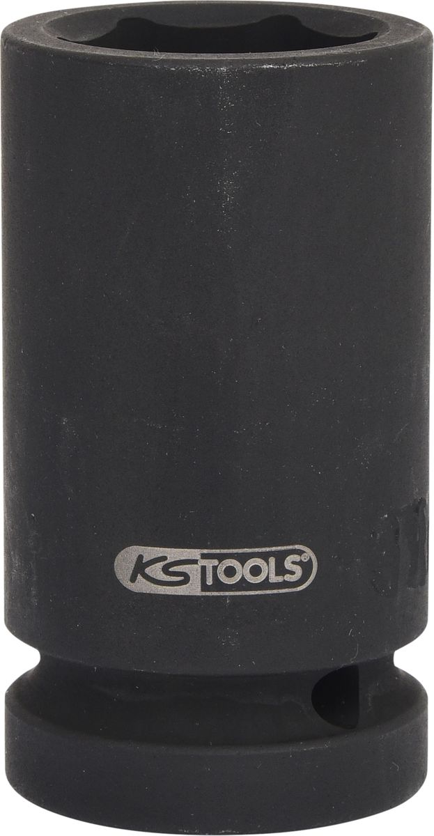 KS TOOLS 1" Sechskant-Kraft-Stecknuss, lang, 80mm ( 515.1880 ) - Toolbrothers