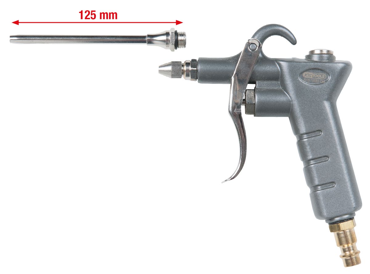 KS TOOLS Druckluft-Ausblaspistole mit Verlängerung ( 515.1930 ) - Toolbrothers