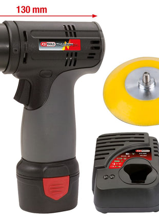 KS TOOLS Akku-Schleifmaschine, 3.200 U/min 10,8V, mit 1 Akku und 1 Ladegerät ( 515.3550 ) - Toolbrothers