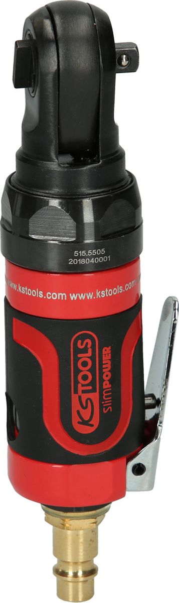 KS TOOLS 1/4" SlimPOWER Mini-Druckluft-Umschaltratsche 30Nm ( 515.5505 ) - Toolbrothers